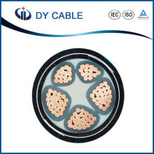 Câble d&#39;alimentation électrique gainé par PVC de 0.6 / 1kv XLPE isolé